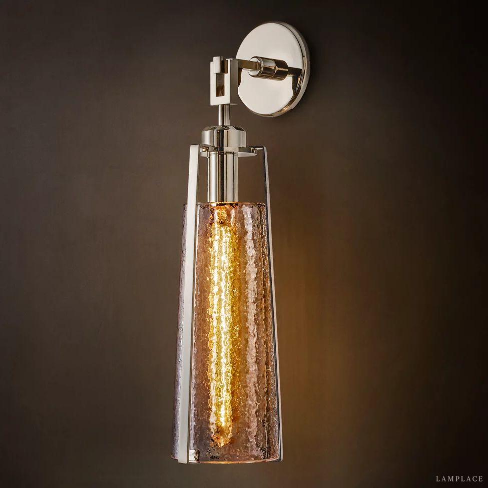 Arpege Glacial Funnel Wall Sconce