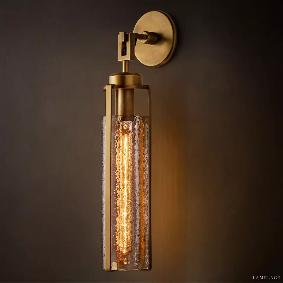 Arpege Glacial Cylinder Wall Sconce