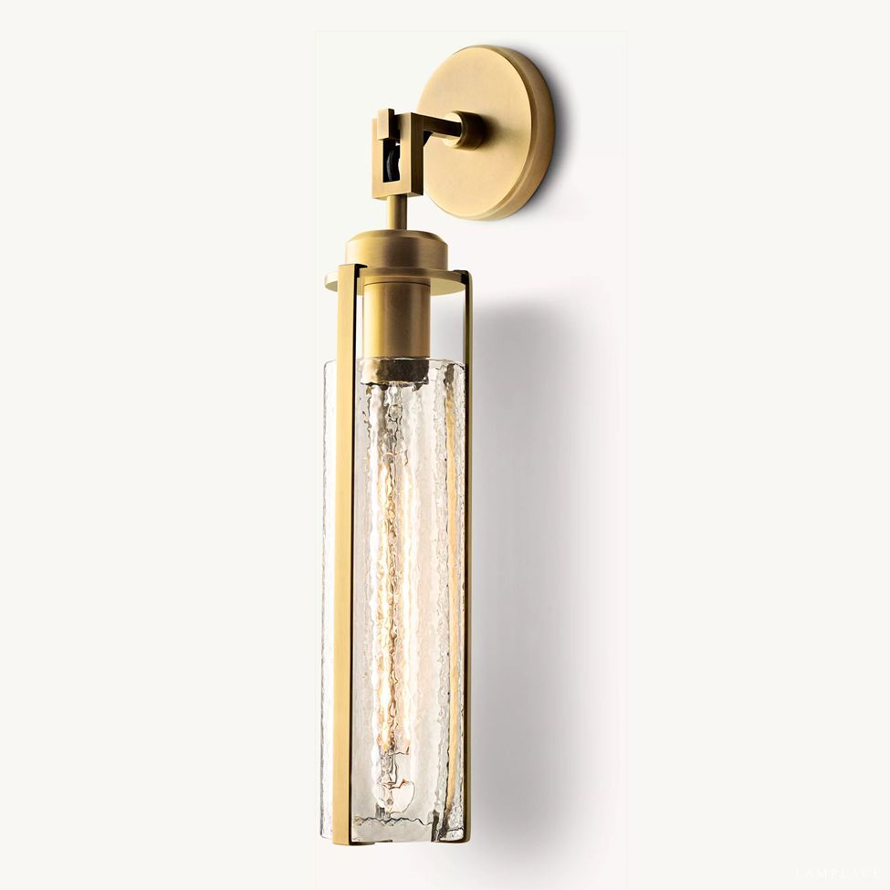Arpege Glacial Cylinder Wall Sconce
