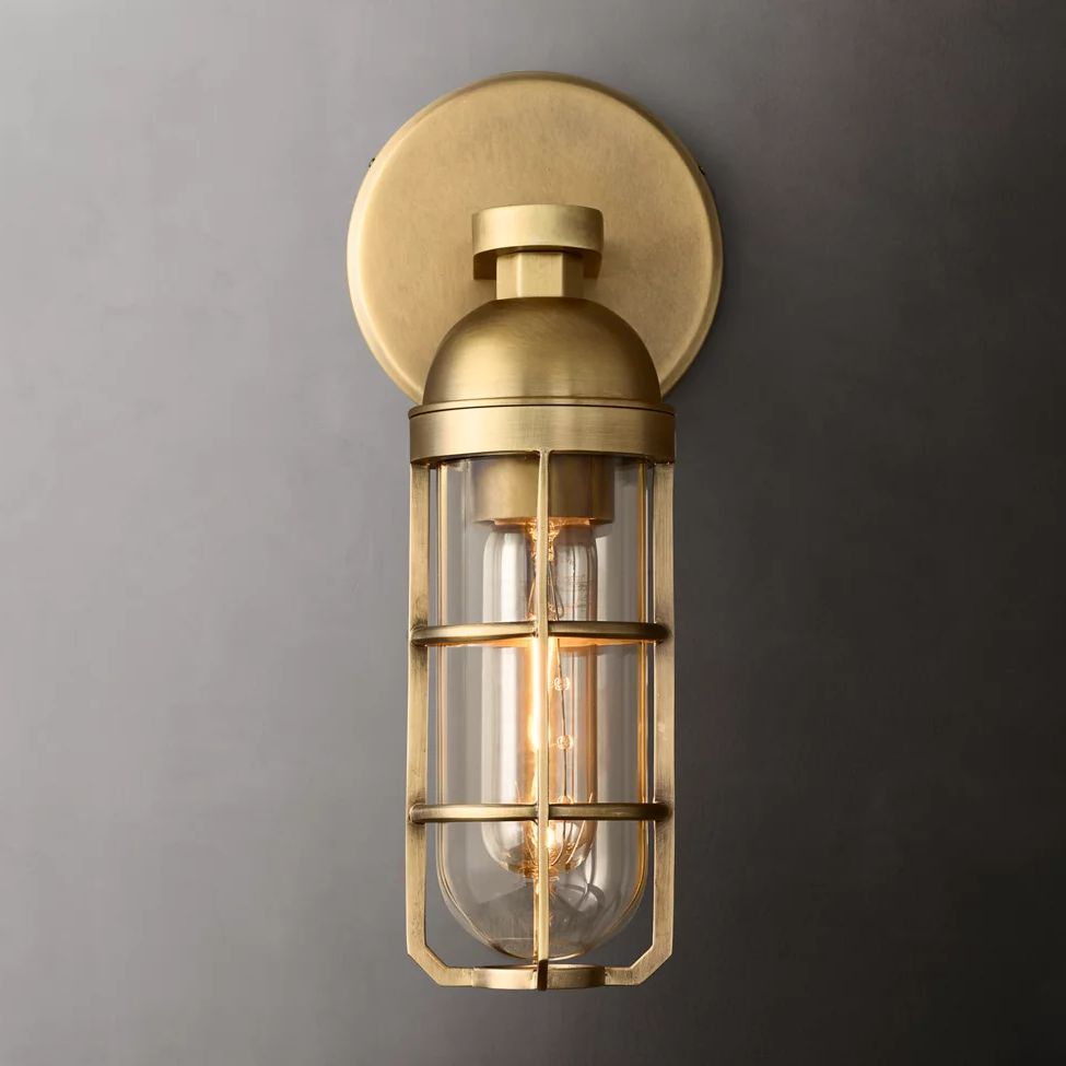 Baxter Vertical Cage Wall Sconce