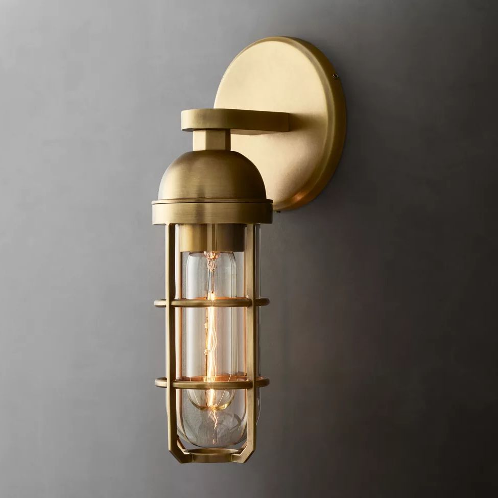 Baxter Vertical Cage Wall Sconce