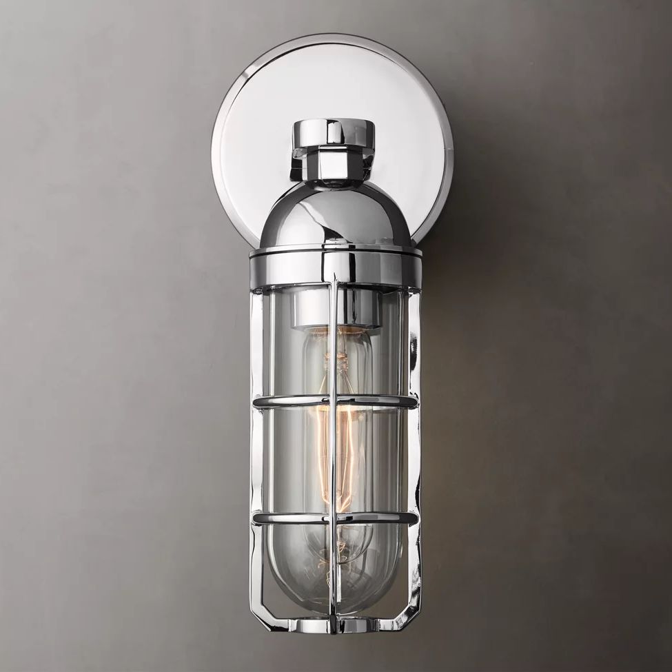 Baxter Vertical Cage Wall Sconce