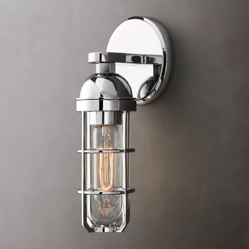 Baxter Vertical Cage Wall Sconce