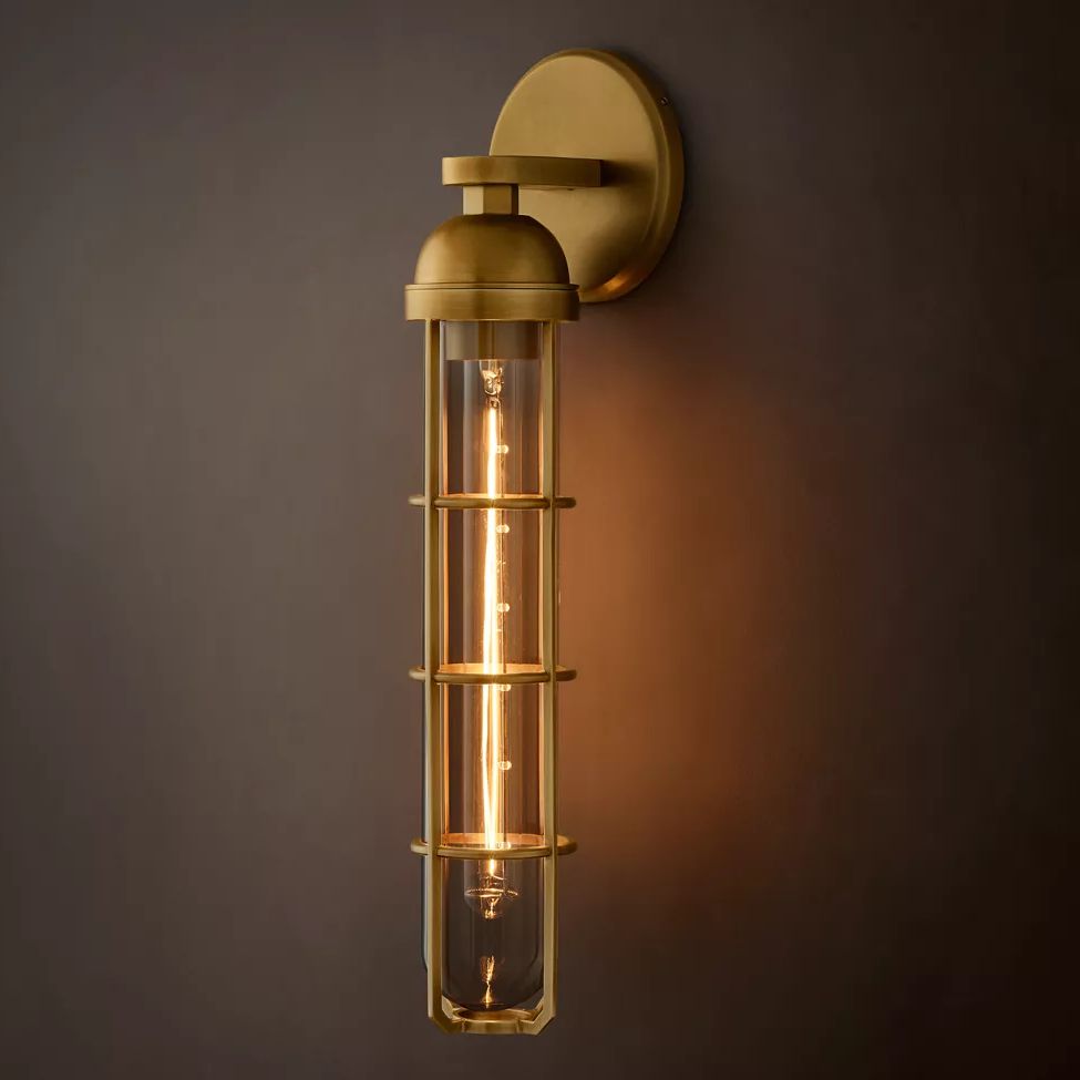 Baxter Vertical Cage Wall Sconce