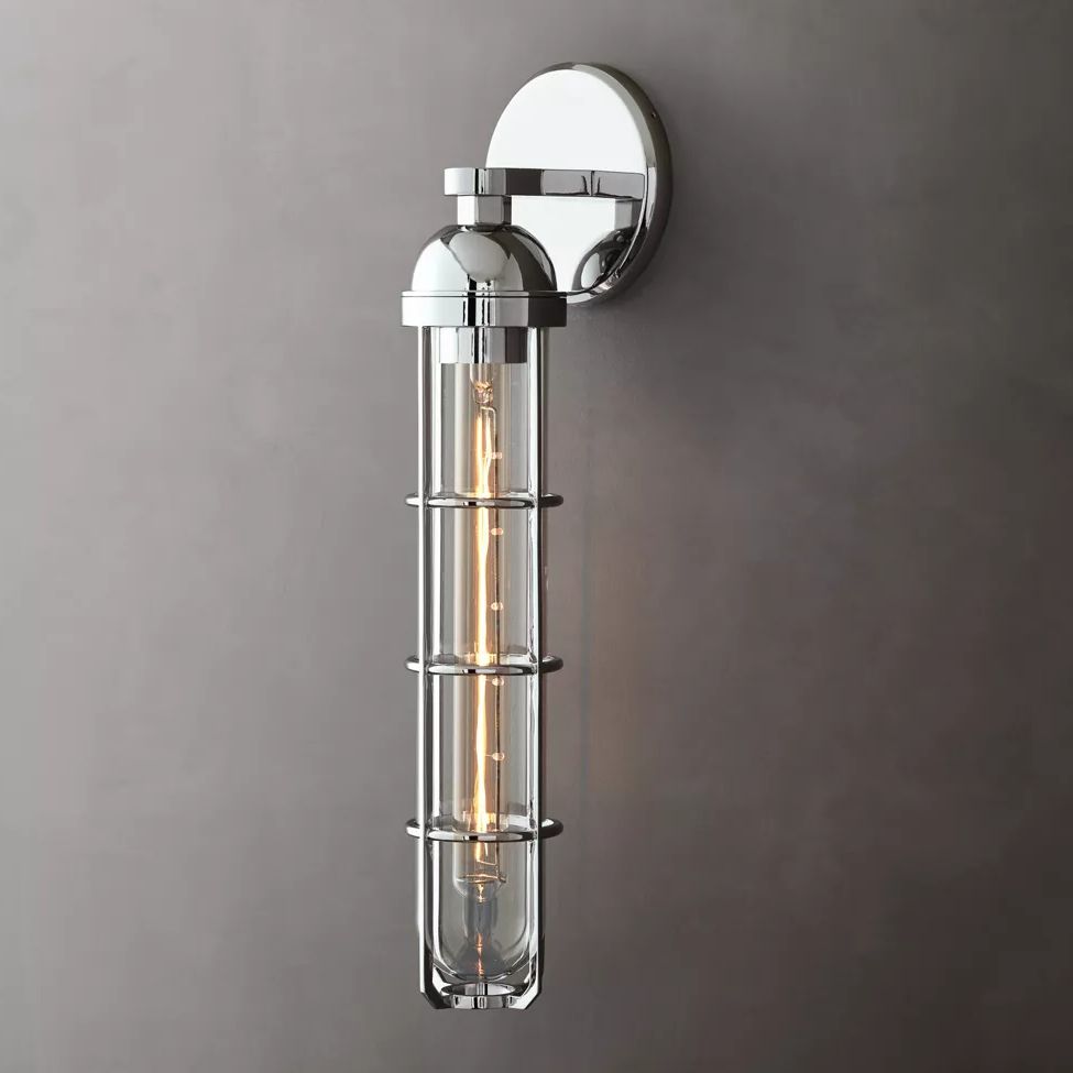Baxter Vertical Cage Wall Sconce