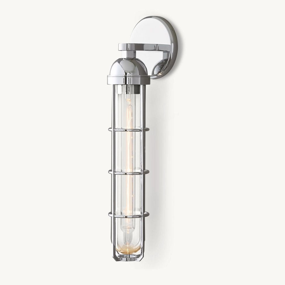 Baxter Vertical Cage Wall Sconce