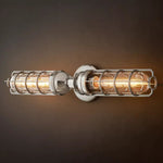 Baxter Vertical Cage Double Wall Sconce