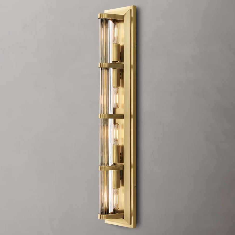 Ascendry Indicator Crystal Quad Wall Sconce
