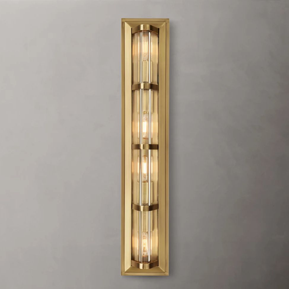 Ascendry Indicator Crystal Quad Wall Sconce