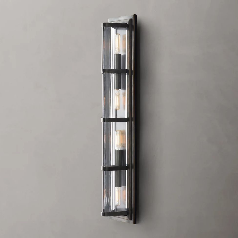 Ascendry Indicator Crystal Quad Wall Sconce
