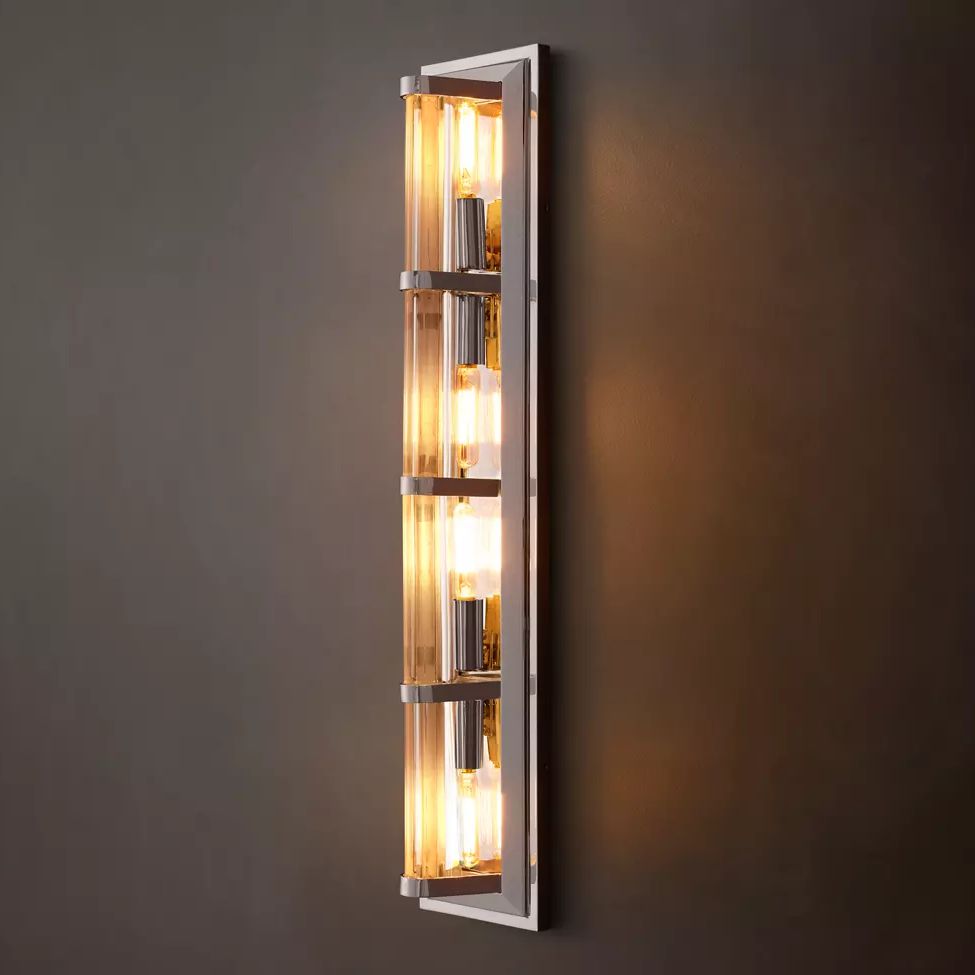 Ascendry Indicator Crystal Quad Wall Sconce
