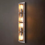 Ascendry Indicator Crystal Quad Wall Sconce