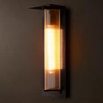 Dolenne Louvered Crystal Wall Sconce