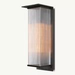 Dolenne Louvered Crystal Box Wall Sconce