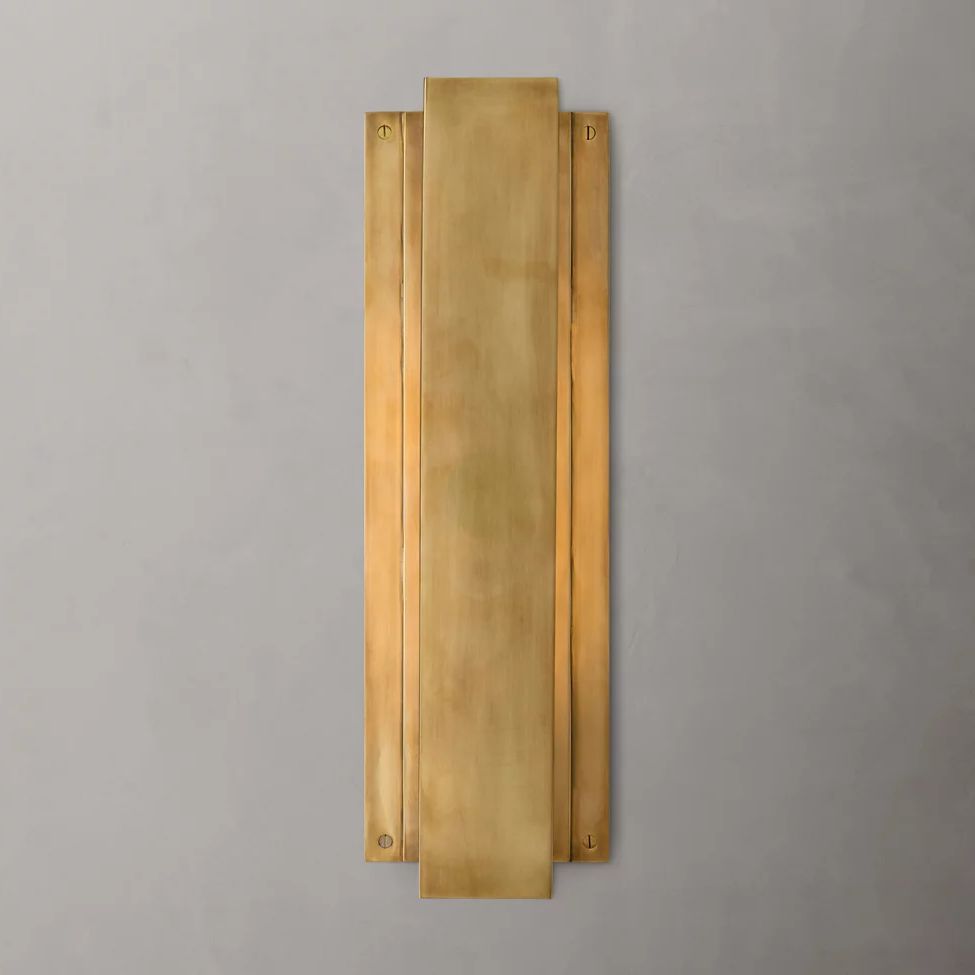 Dolenne Louvered Crystal Linear Wall Sconce