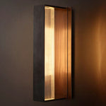 Dolenne Louvered Crystal Linear Wall Sconce