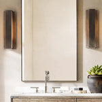 Dolenne Louvered Crystal Linear Wall Sconce