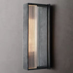 Dolenne Louvered Crystal Linear Wall Sconce