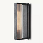 Dolenne Louvered Crystal Linear Wall Sconce