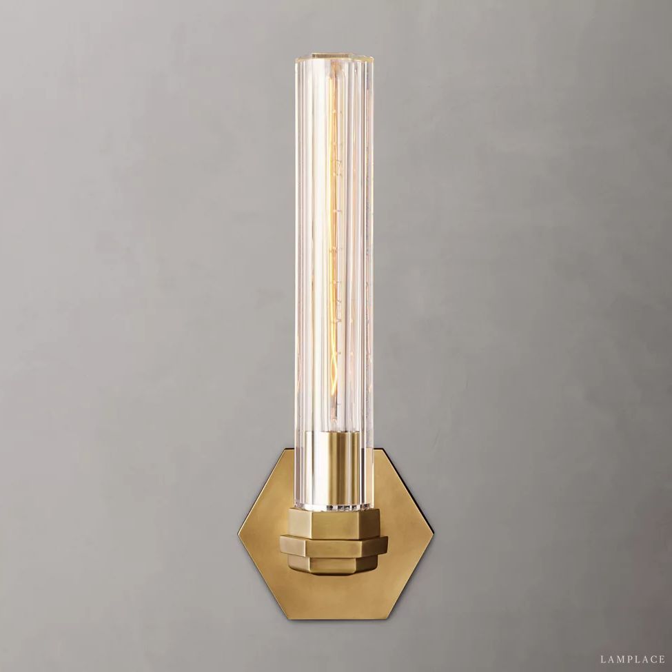 Demeris Precision Crystal Wall Sconce