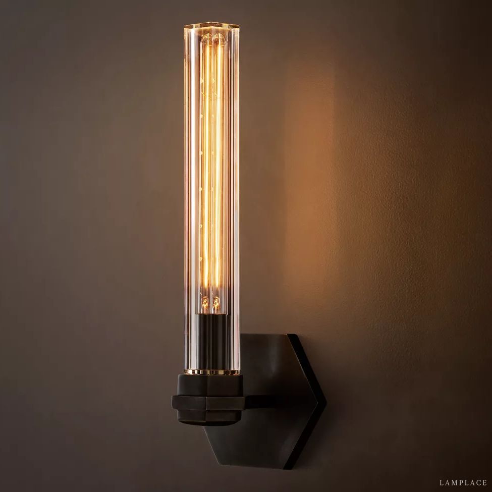 Demeris Precision Crystal Wall Sconce
