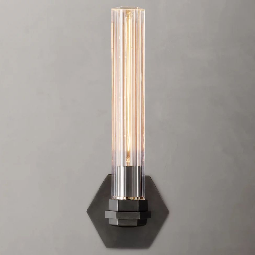 Demeris Precision Crystal Wall Sconce