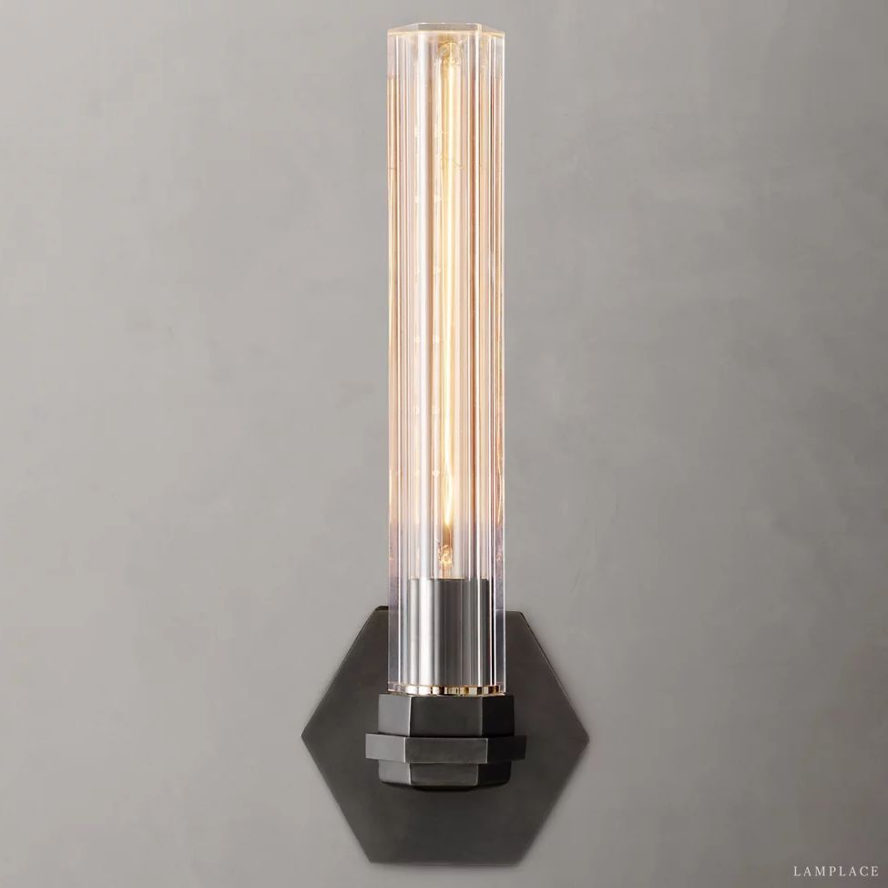 Demeris Precision Crystal Wall Sconce