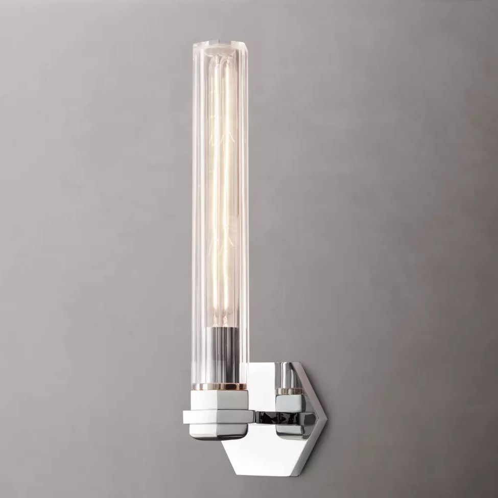 Demeris Precision Crystal Wall Sconce