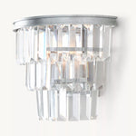 Almerex Structured Crystal Wall Sconce
