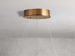 Halima Alabaster Gleam Halo Chandelier