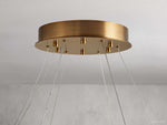 Halima Alabaster Gleam Halo Chandelier