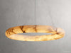 Halima Alabaster Gleam Halo Chandelier