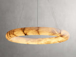 Halima Alabaster Gleam Halo Chandelier