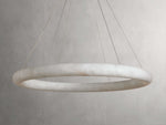 Halima Alabaster Gleam Halo Chandelier