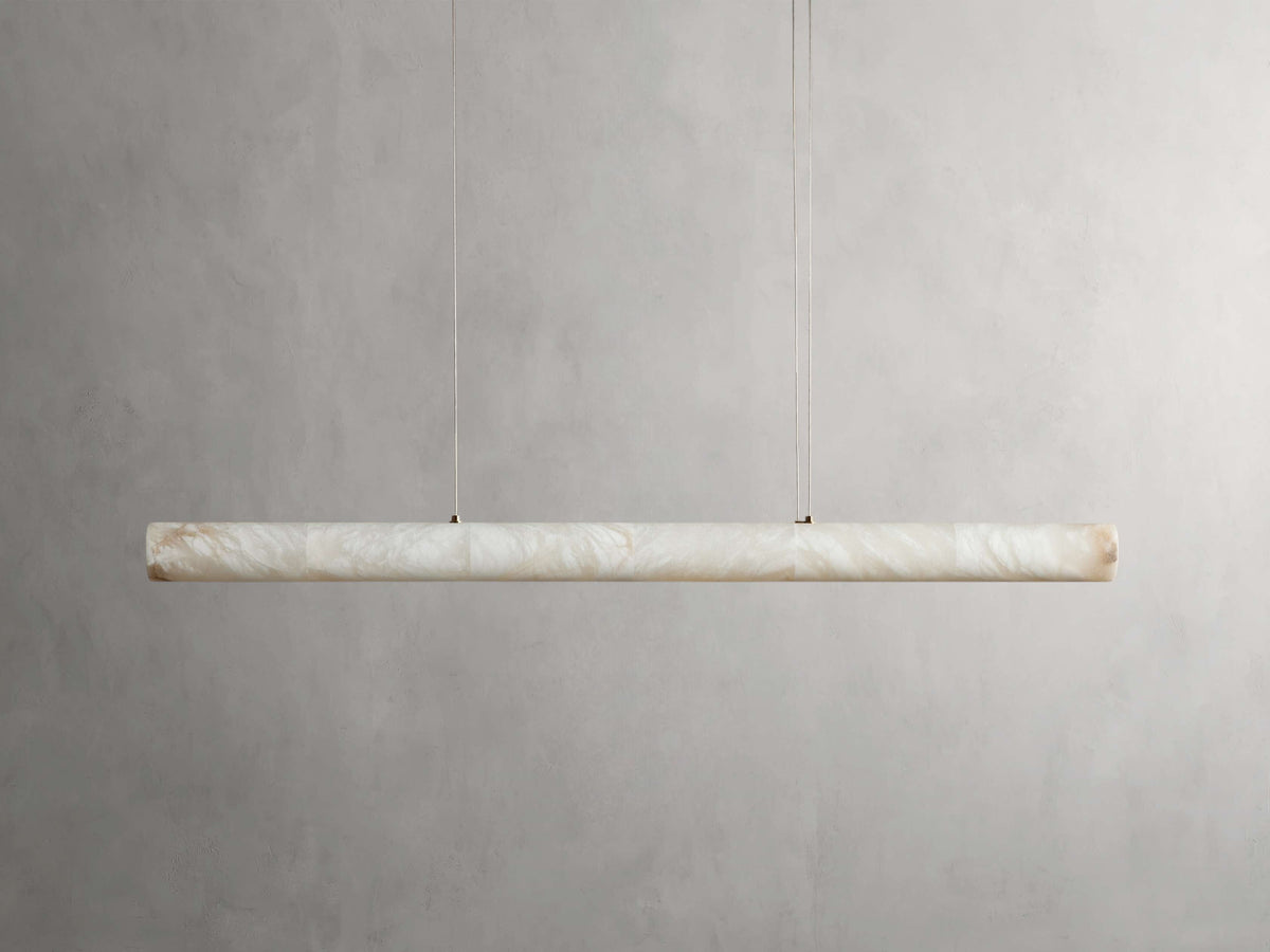 Halima Alabaster Gleam Linear Chandelier