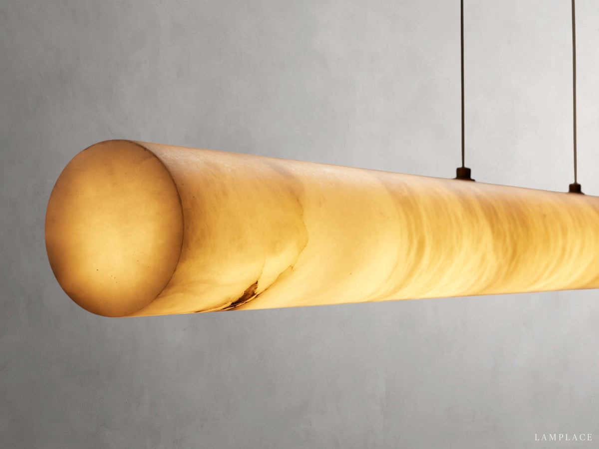 Halima Alabaster Gleam Linear Chandelier