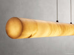 Halima Alabaster Gleam Linear Chandelier