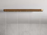 Halima Alabaster Gleam Linear Chandelier