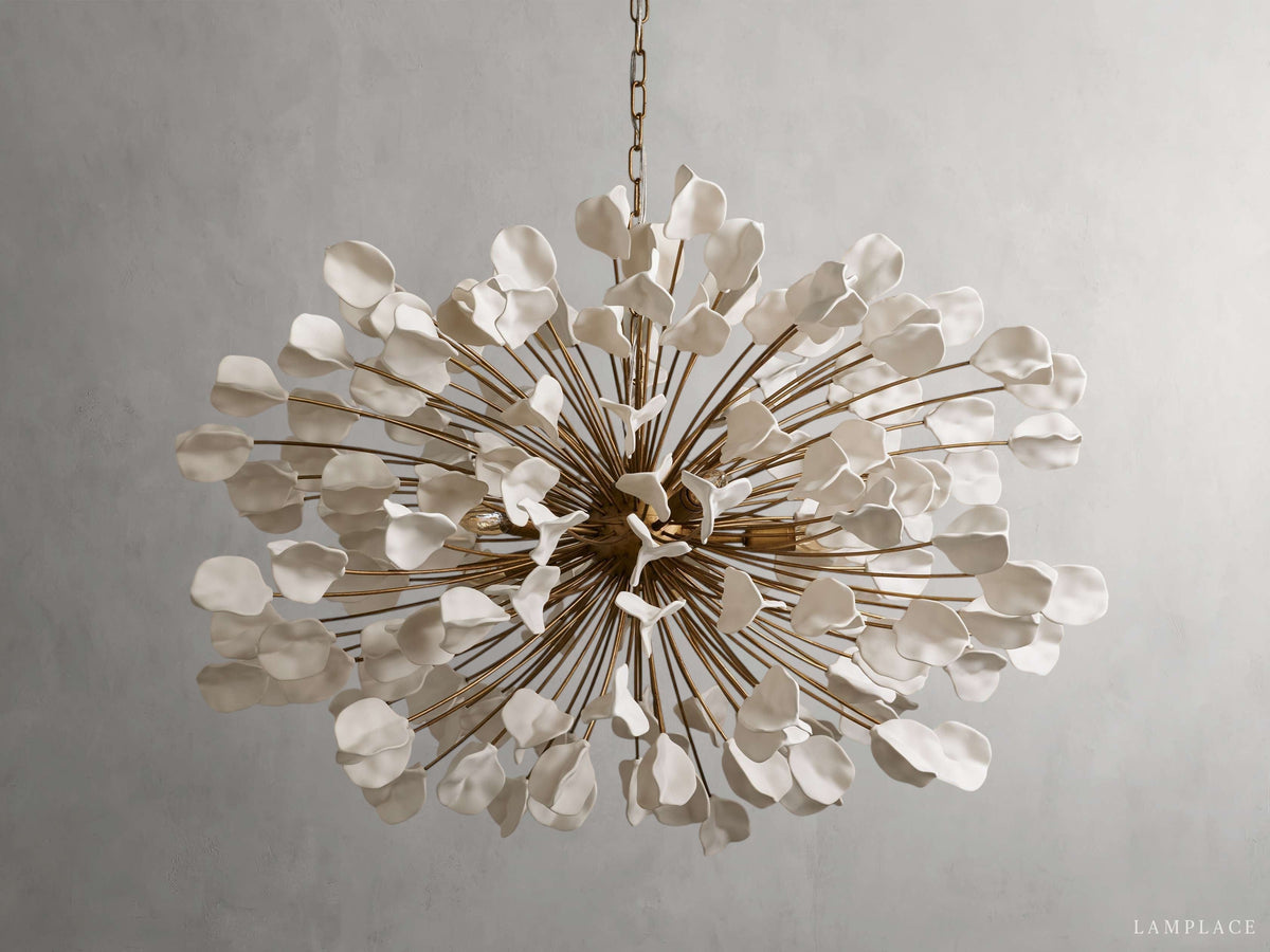 Lunaria Hushed Bloom Round Chandelier