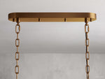 Neve Cascade Glass Linear Chandelier