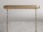 Neve Cascade Glass Linear Chandelier