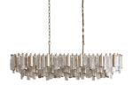 Neve Cascade Glass Linear Chandelier