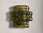 Ghiaccio Textured Glass Wall Sconce
