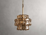 Ghiaccio Textured Glass Pendant Light