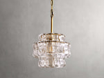 Ghiaccio Textured Glass Pendant Light