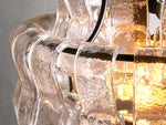 Ghiaccio Textured Glass Pendant Light