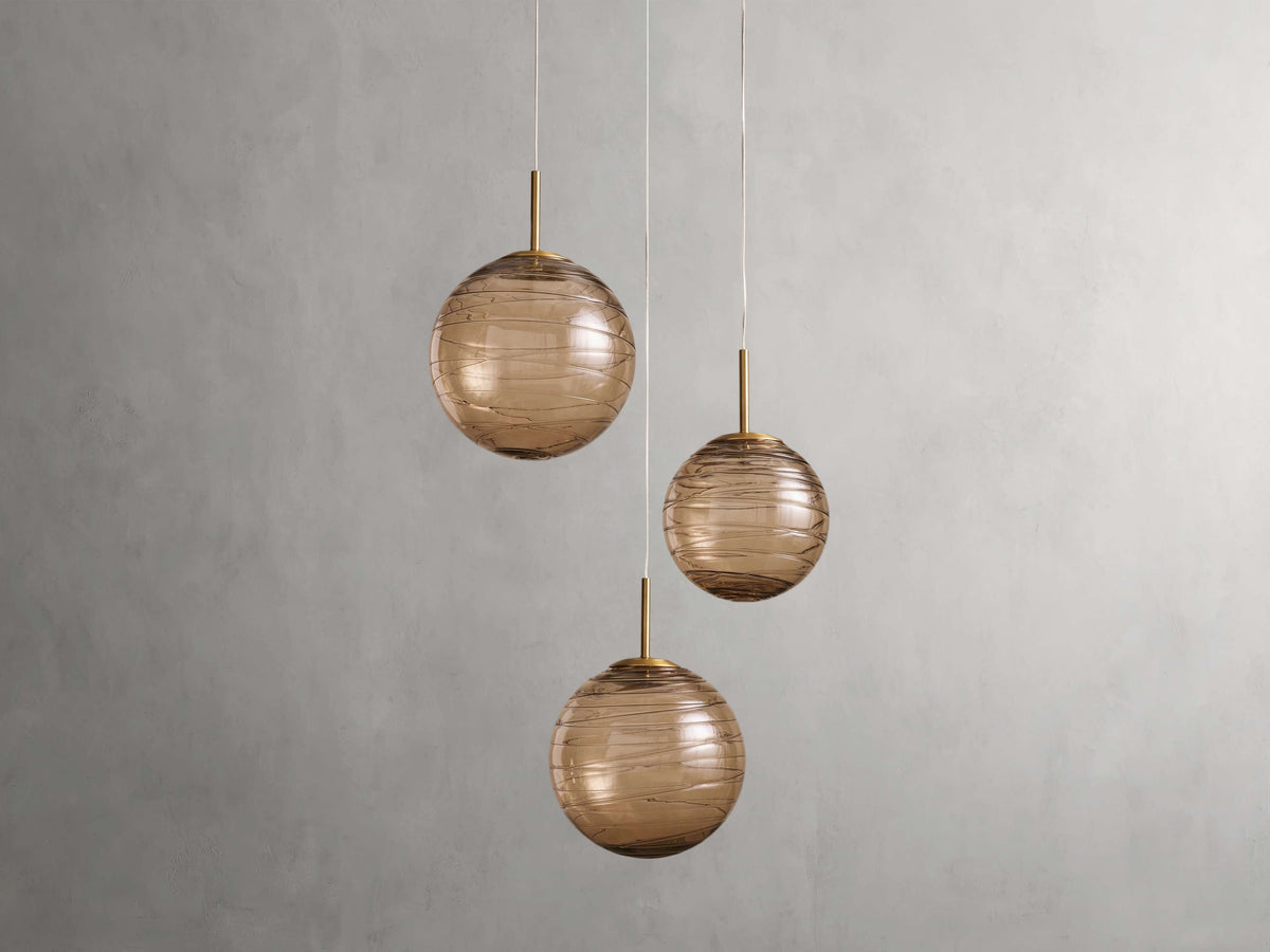 Casen Artisanal Glass Round Chandelier
