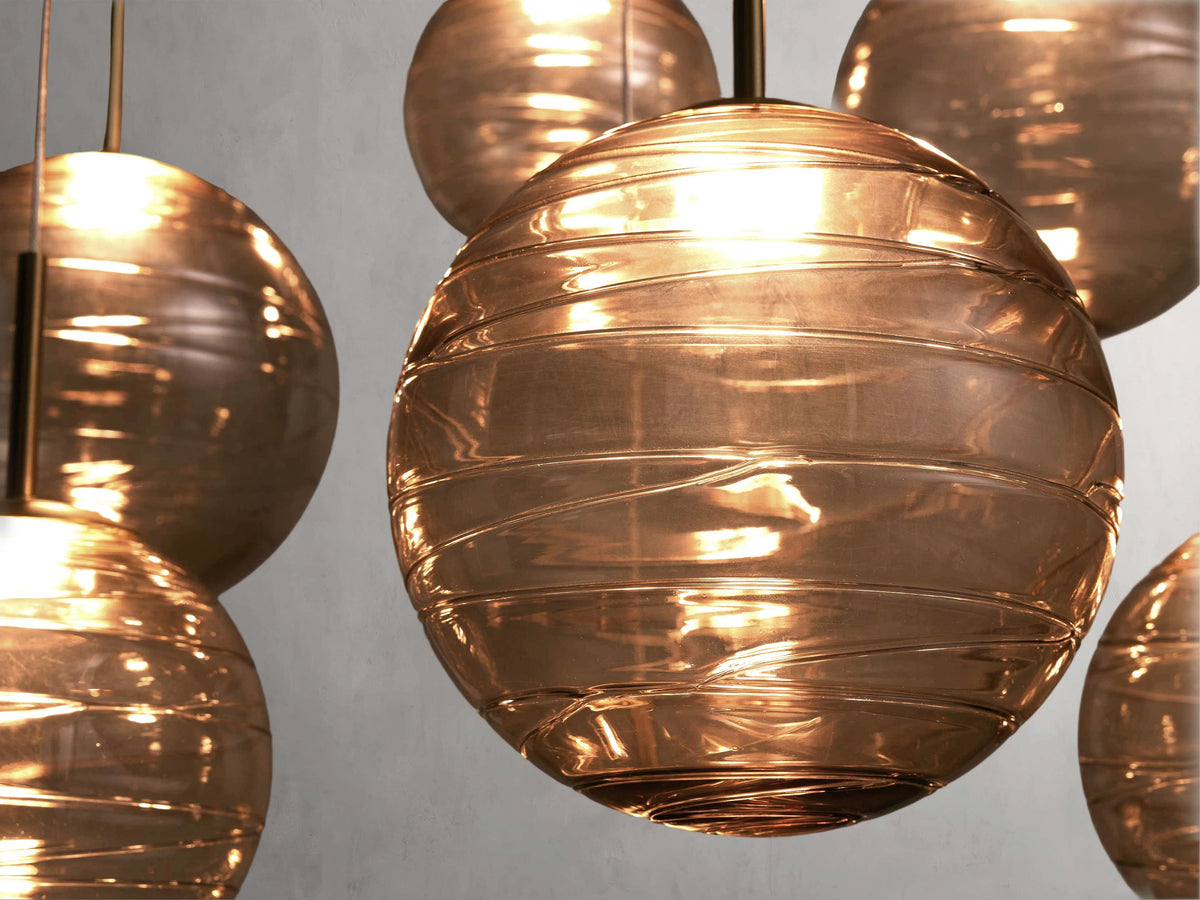 Casen Artisanal Glass Round Chandelier