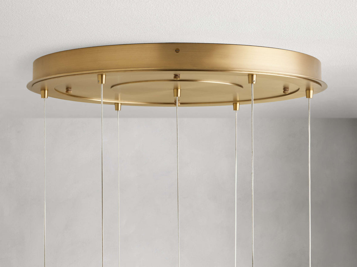 Casen Artisanal Glass Round Chandelier