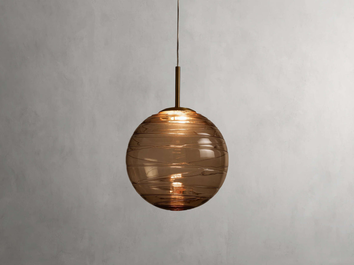 Casen Artisanal Glass Pendant Light